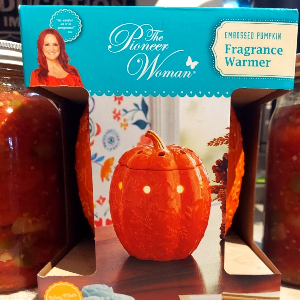 Pumpkin wax warmer